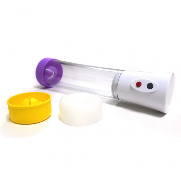 Electronic High-Vacuum Penis Pump - Penis Enlargement (Chargeable - White)